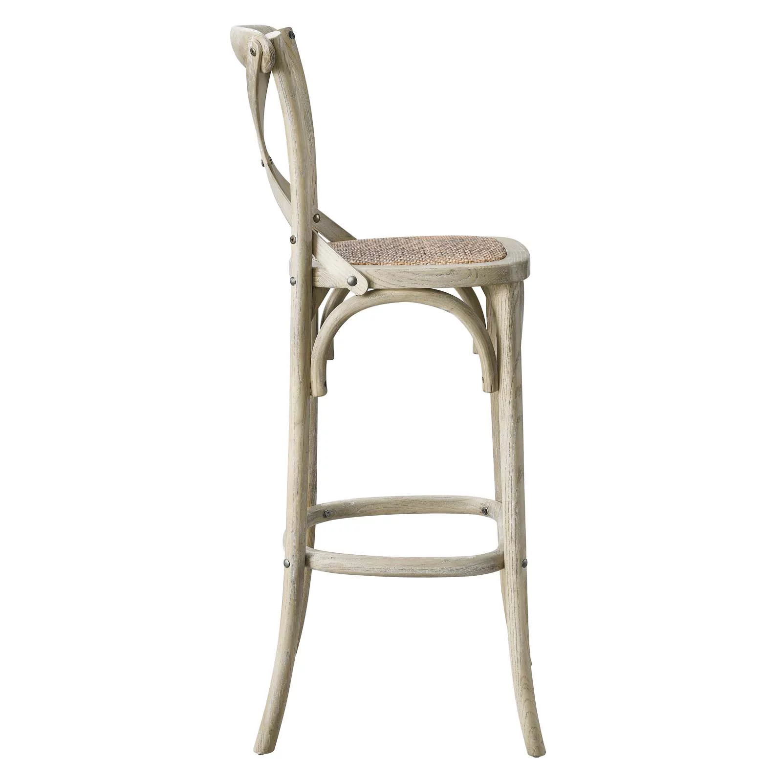 Modway Gear Bar Stool in Gray