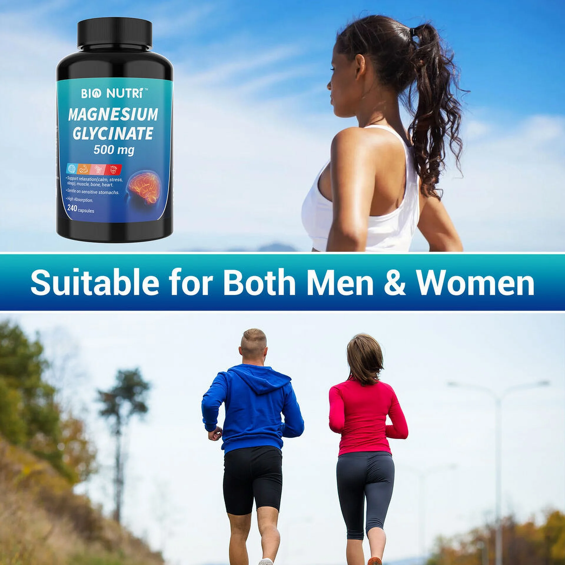 Magnesium Glycinate 1330mg 250 Capsules