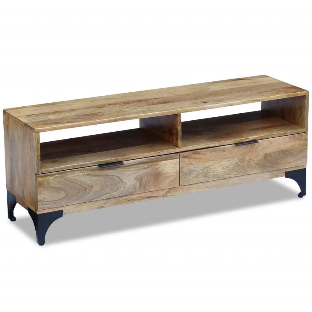 vidaXL TV Stand Mango Wood 47.2