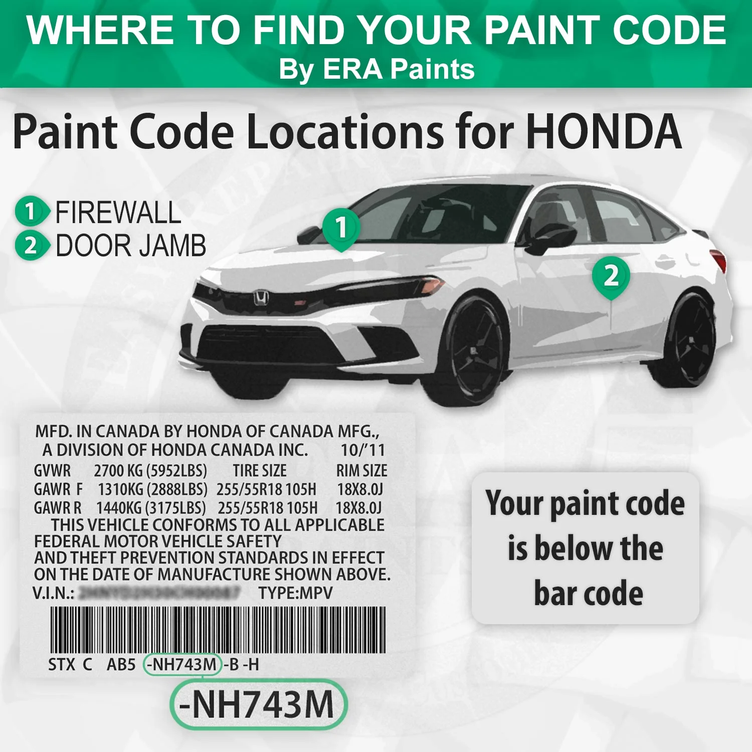 For HONDA (G532M - Opal Sage Metallic) Exact Match Aerosol Spray Touch Up Paint Clearcoat Primer and Pro Prep Kit - Pick Your Color