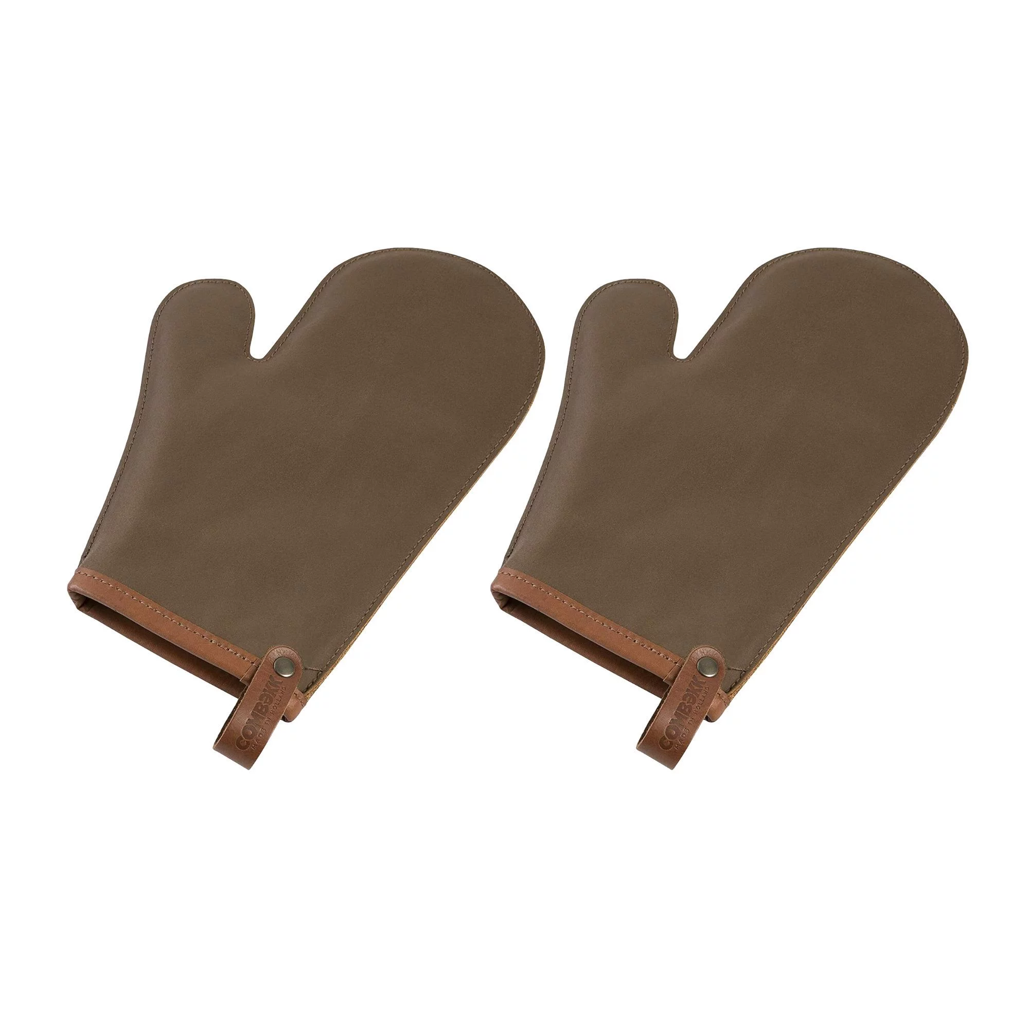 Cuisipro Combekk Leather Dutch Oven Gloves (Rust, 2-Pack)