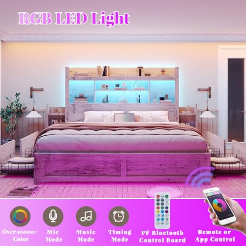 Queen Bed Frame with 49.6