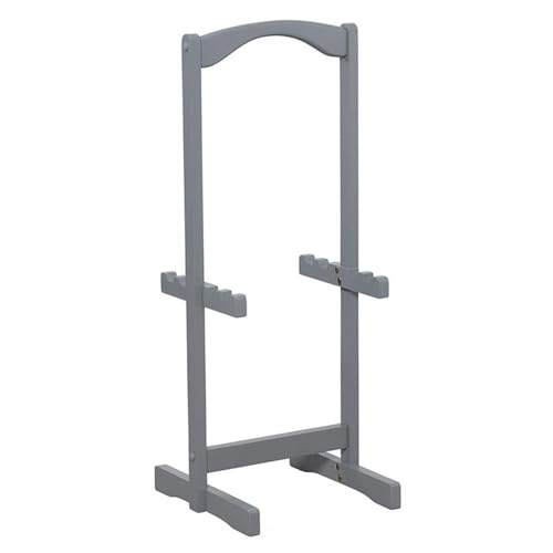 5 Piece Set Faux Marble TV Tray Table Stand in Brown, 4 Tray Tables & 1 Stand