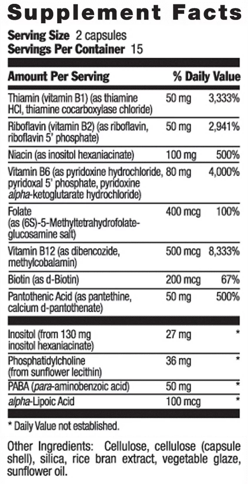 Country Life Coenzyme B-Complex with Methylfolate, 240 Count, Certified Gluten Free, Certified Vegan