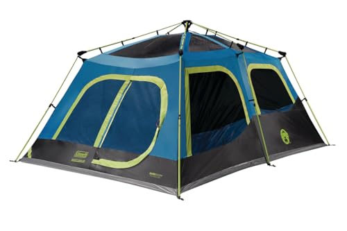 Coleman Instant Tent with 1-Minute Setup, 4/6/8/10 Person Tent with Pre-Attached Poles, Air Vent, & Carry Bag