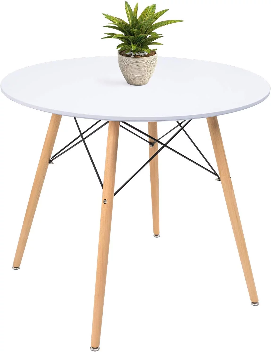 White Round Dining Table 32