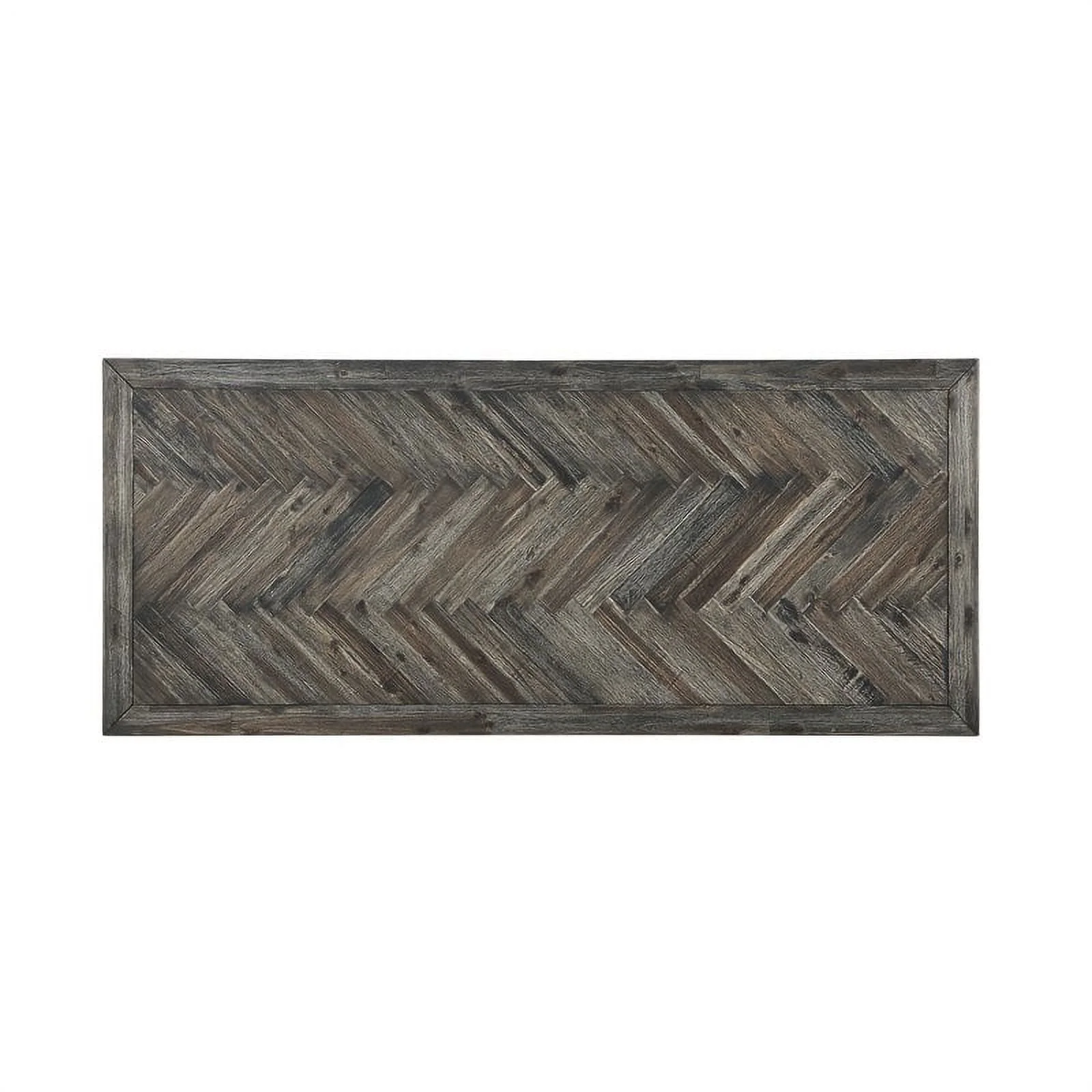 Pemberly Row Aspen Court Wood Herringbone Counter Height Dining Table