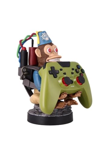 Exquisite Gaming: Call of Duty: Monkeybomb - Original Mobile Phone & Gaming Controller Holder, Device Stand, Cable Guys, Licensed Figure