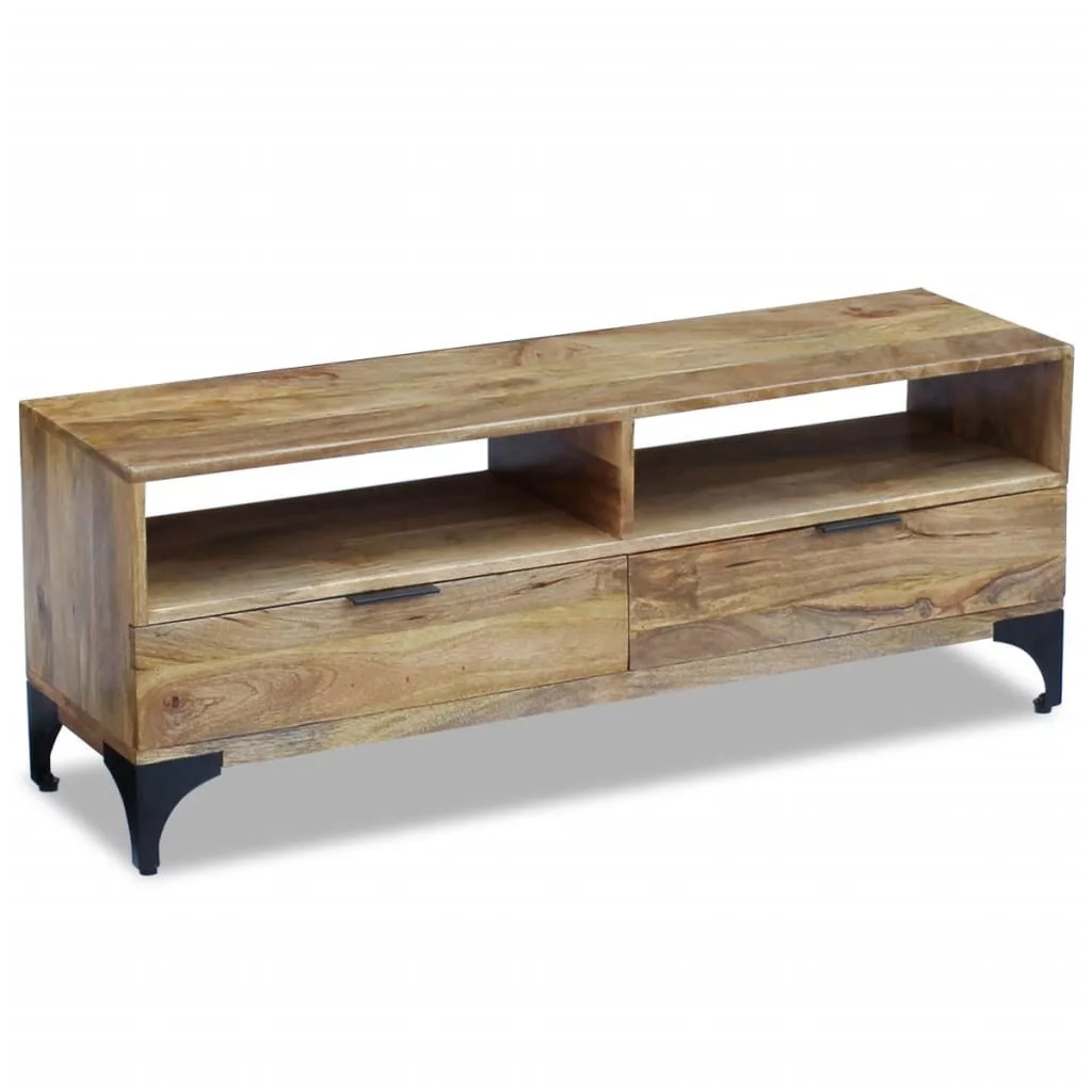 vidaXL TV Stand Mango Wood 47.2