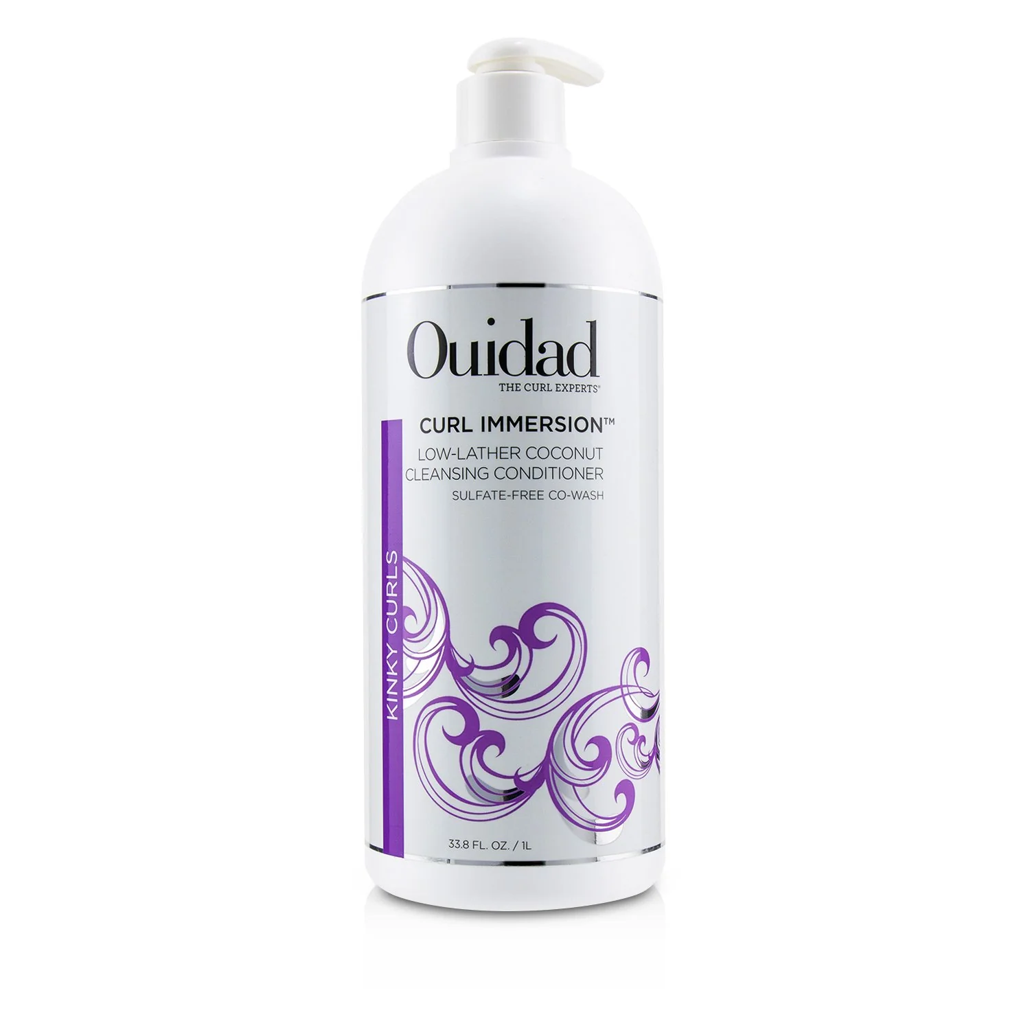 Ouidad Curl Immersion Low-Lather Coconut Cleansing Conditioner (Kinky Curls)  500ml/16oz