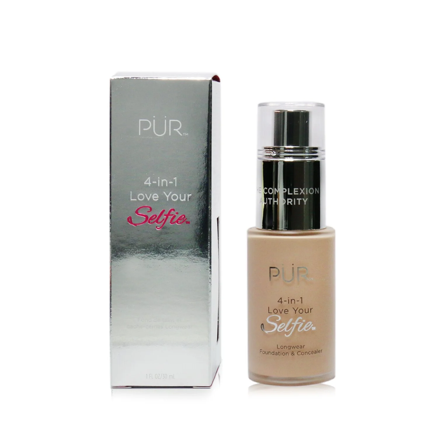 PUR (PurMinerals) 4 in 1 Love Your Selfie Longwear Foundation & Concealer - #MG5 Almond (Golden Medium Skin With Golden Undertones)  30ml/1oz