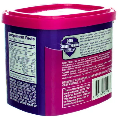 VIACTIV Calcium Soft Chews Caramel 60 Each (Pack of 3)