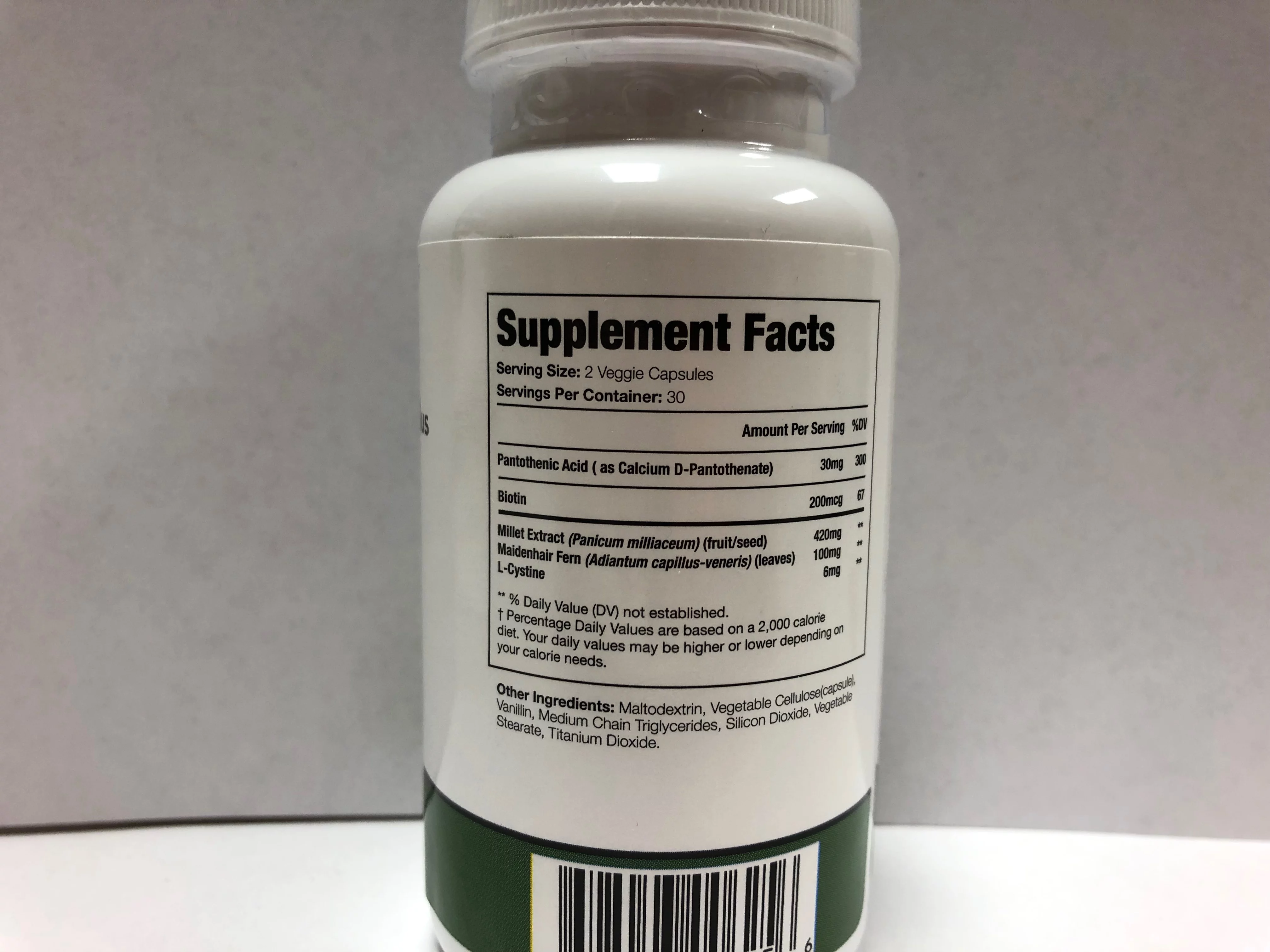 Profollica Plus with Millet Extract by GenF20 Reduce Hair loss 60 Capsules