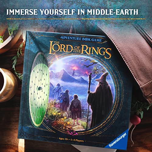 Lord of The Rings Adventure Book Game | Immersive Cooperative Gameplay | Innovative Chapter Book Format | Unique Corruption Track for Ages 10 and Up