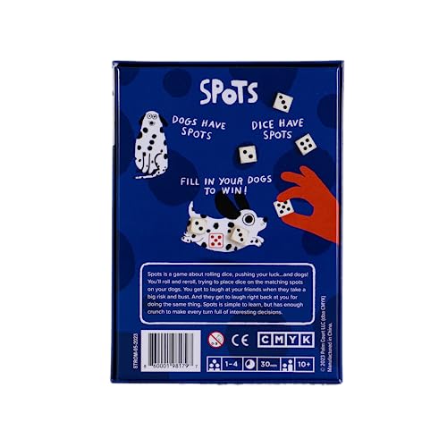 CMYK Spots Dice Game – A Game About Rolling Dice, Pushing Your Luck…and Dogs