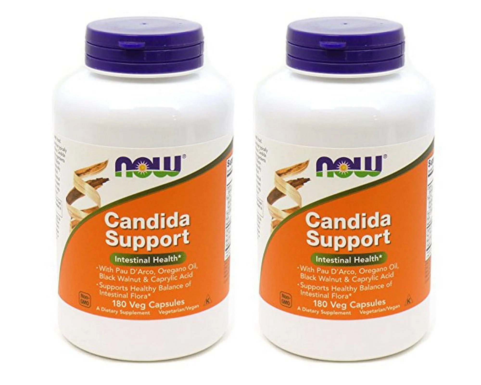 Now Foods - Candida Support 180 Veg Capsules (Pack of 2)
