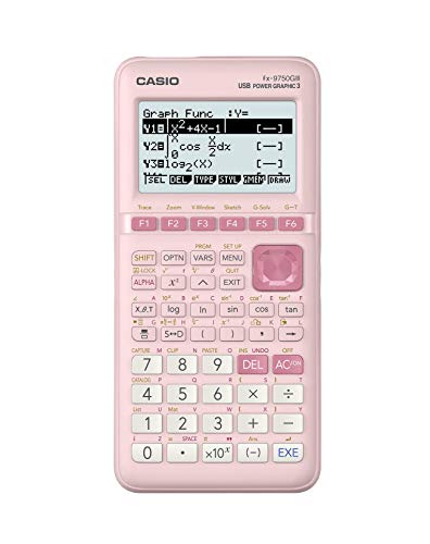 Casio fx-9750GIII Graphing Calculator | Natural Textbook Display | Python Programming | Ideal for Exams, STEM & Advanced Math | Pink