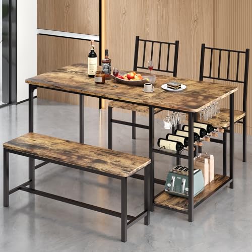4 EVER WINNER Dining Table Set for 4, 55