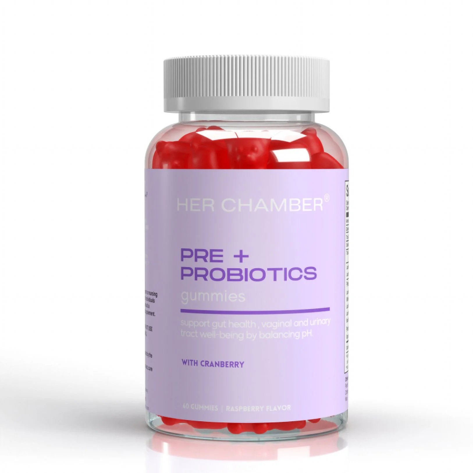 Her Chamber, Pre+Probiotic Gummies, Gut Health, Ph Balancing