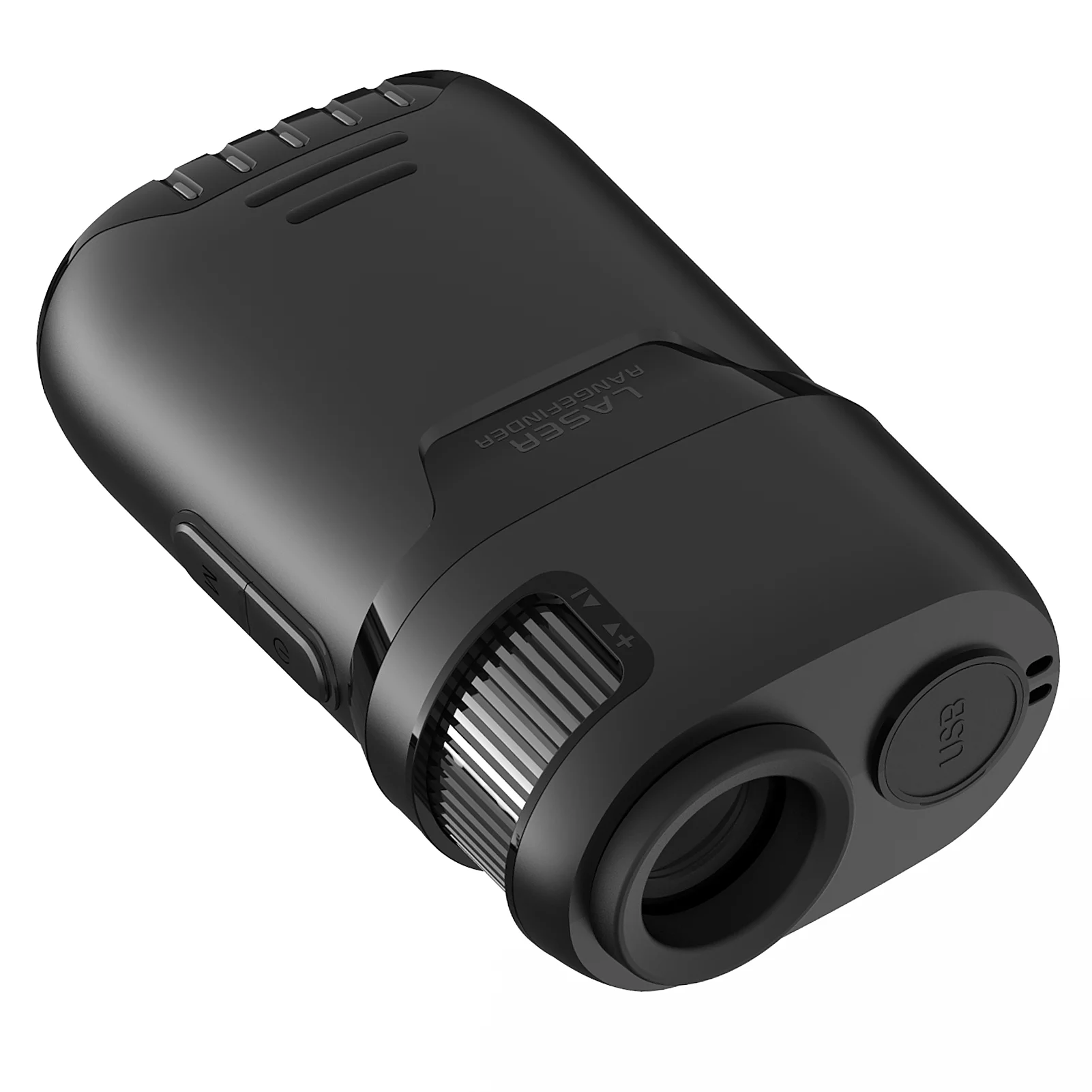 Lixada Rangefinder 6X Magnification USB Charging for Golfing Hiking Measurement 800M/1000M/1200M with Slope Distance Speed Meter