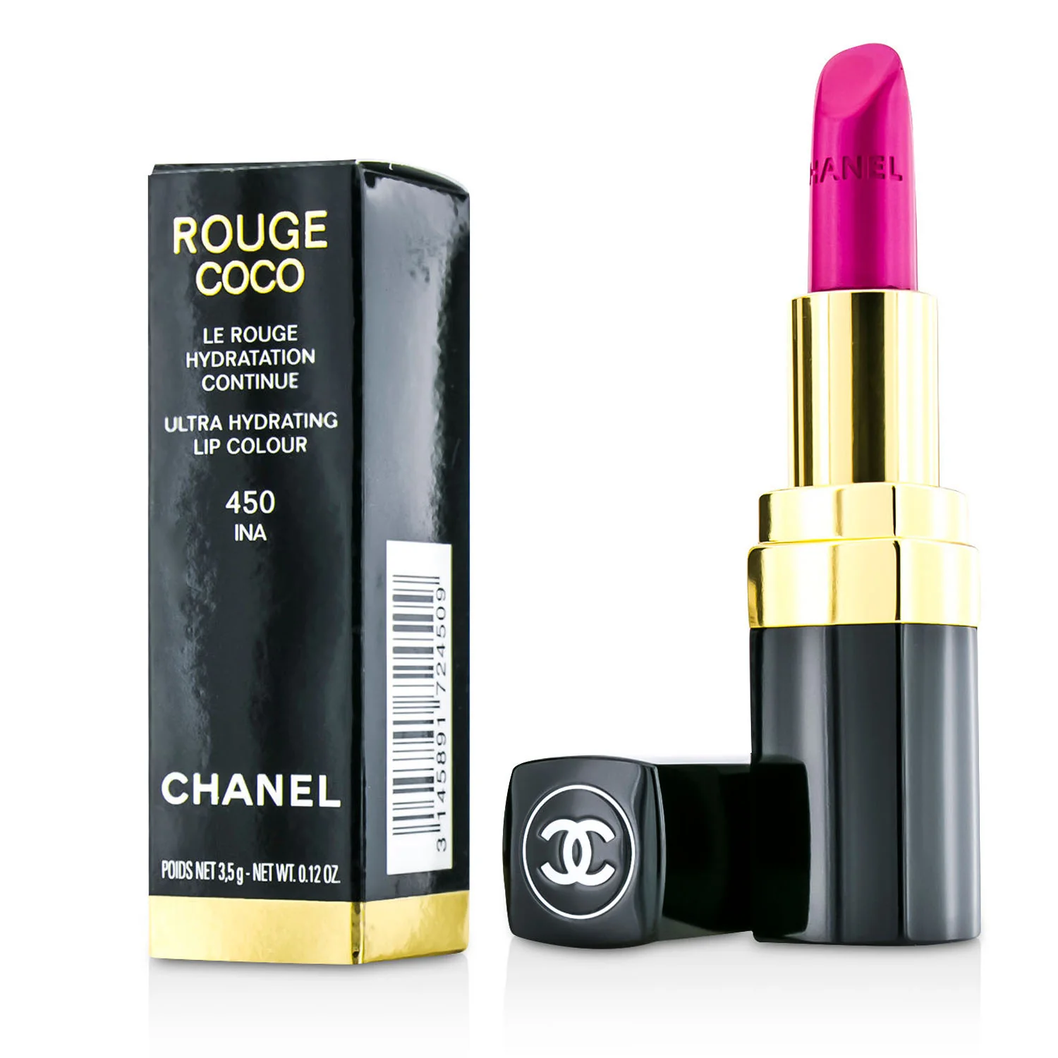 Chanel Rouge Coco Ultra Hydrating Lip Colour - # 424 Edith  3.5g/0.12oz