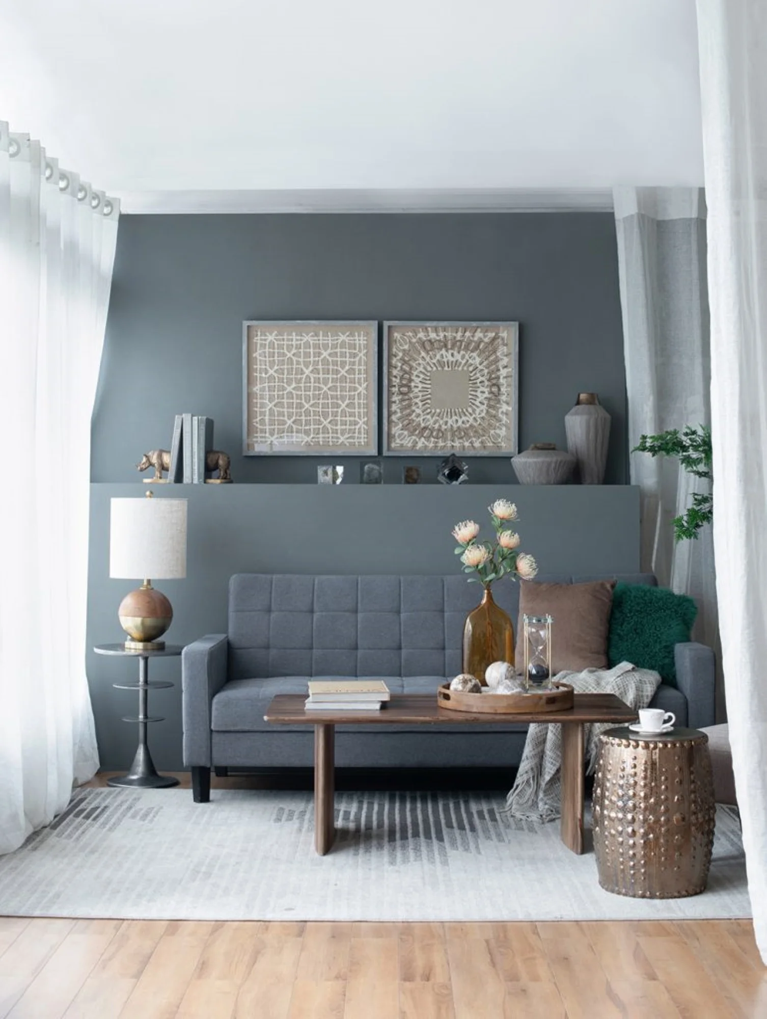 CC Home Furnishings Lucinda Shadow Box Framed Wall Art - 23.5