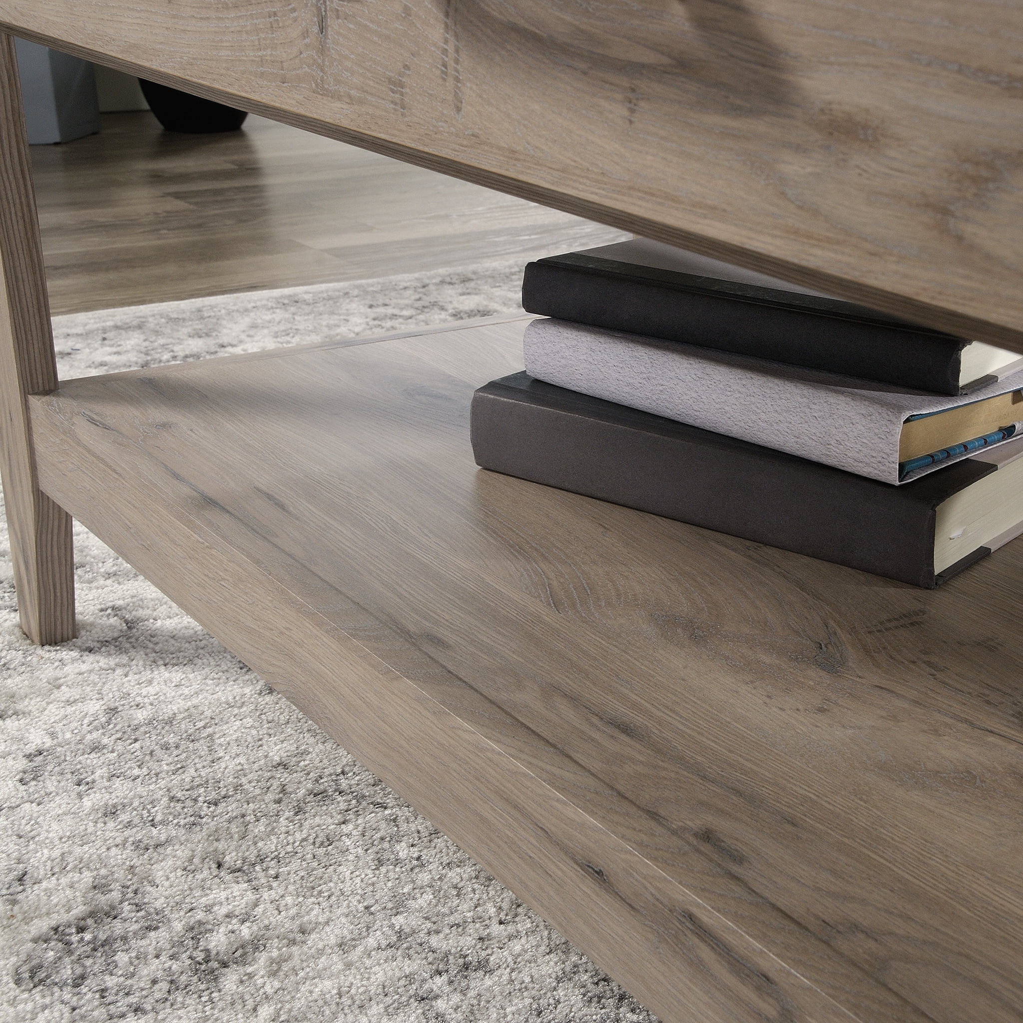 Sauder Summit Station Lift Top Coffee Table, Laurel Oak Finish