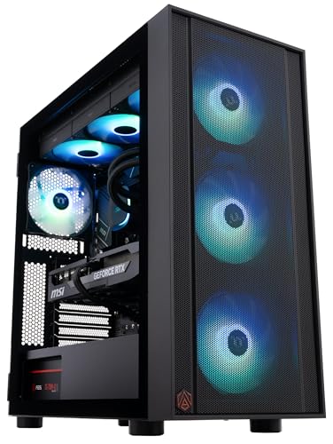 ABS Cyclone Aqua Gaming PC - Windows 11 - Intel Core Ultra 7 265KF - GeForce RTX 5070 - DLSS 4 - AI-Powered Performance - 32GB DDR5 6000MHz - 1TB M.2 NVMe SSD - CA265KF5070