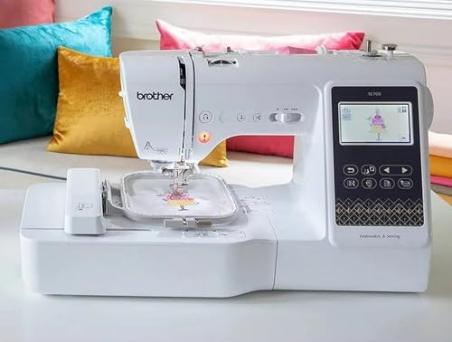 Brother SE700 Sewing and Embroidery Machine, Wireless LAN Connected, 135 Built-in Designs, 103 Built-in Stitches, Computerized, 4