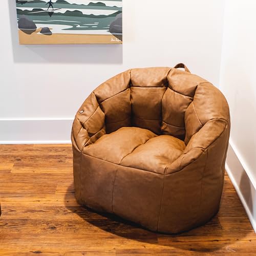 Big Joe Milano Lenox Denim Cobalt Beanbag Chair