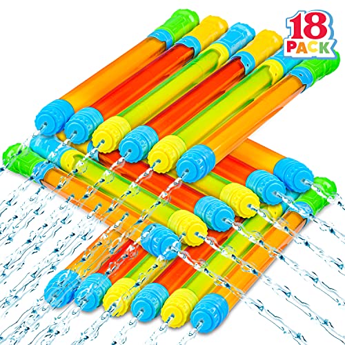 JOYIN 18 Pack 16.5'' Water Gun,Super Soaker Blaster Squirt Guns, Bulk Summer Outdoor Swimming Pool, Backyard, Beach Water Game Fighting Play Pool Toys