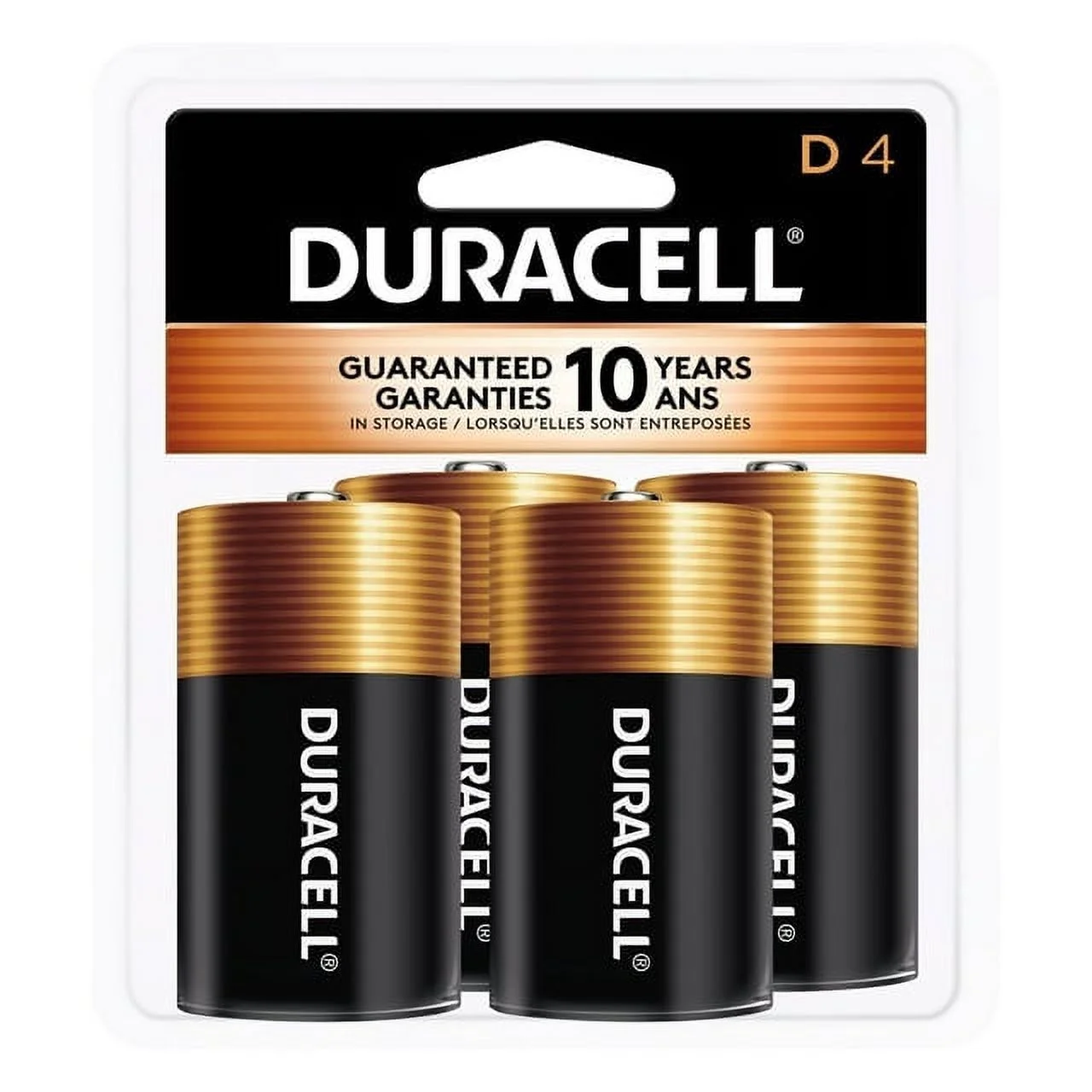 DURACELL CopperTop MN1300 1.5V D (LR20) Alkaline Battery (Pack of 2)