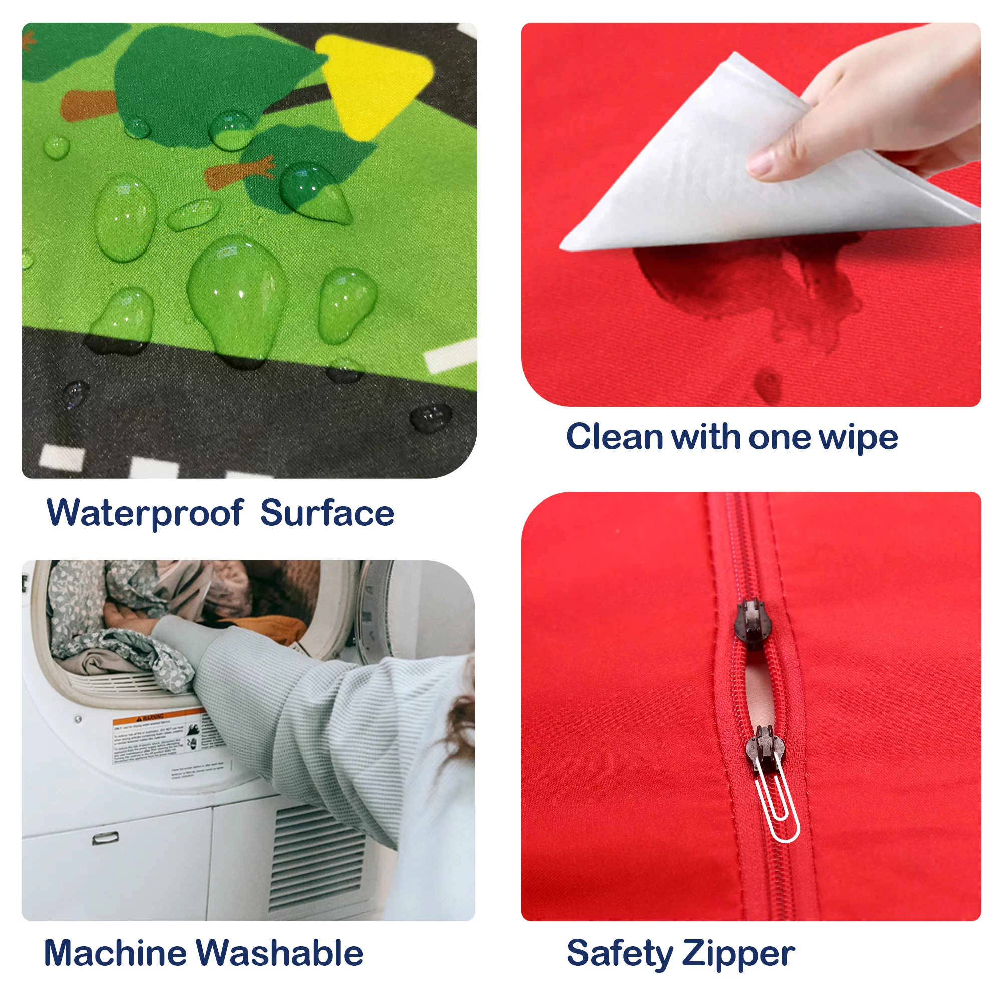 Kids Sofas Children's Sofa Bed Baby's Upholstered Couch Sleepover Chair Flipout Open Recliner(Red/Fire Truck)