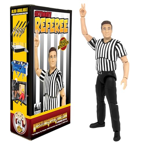 Ultimate Referee with Deluxe Articulation for Wrestling Action Figures
