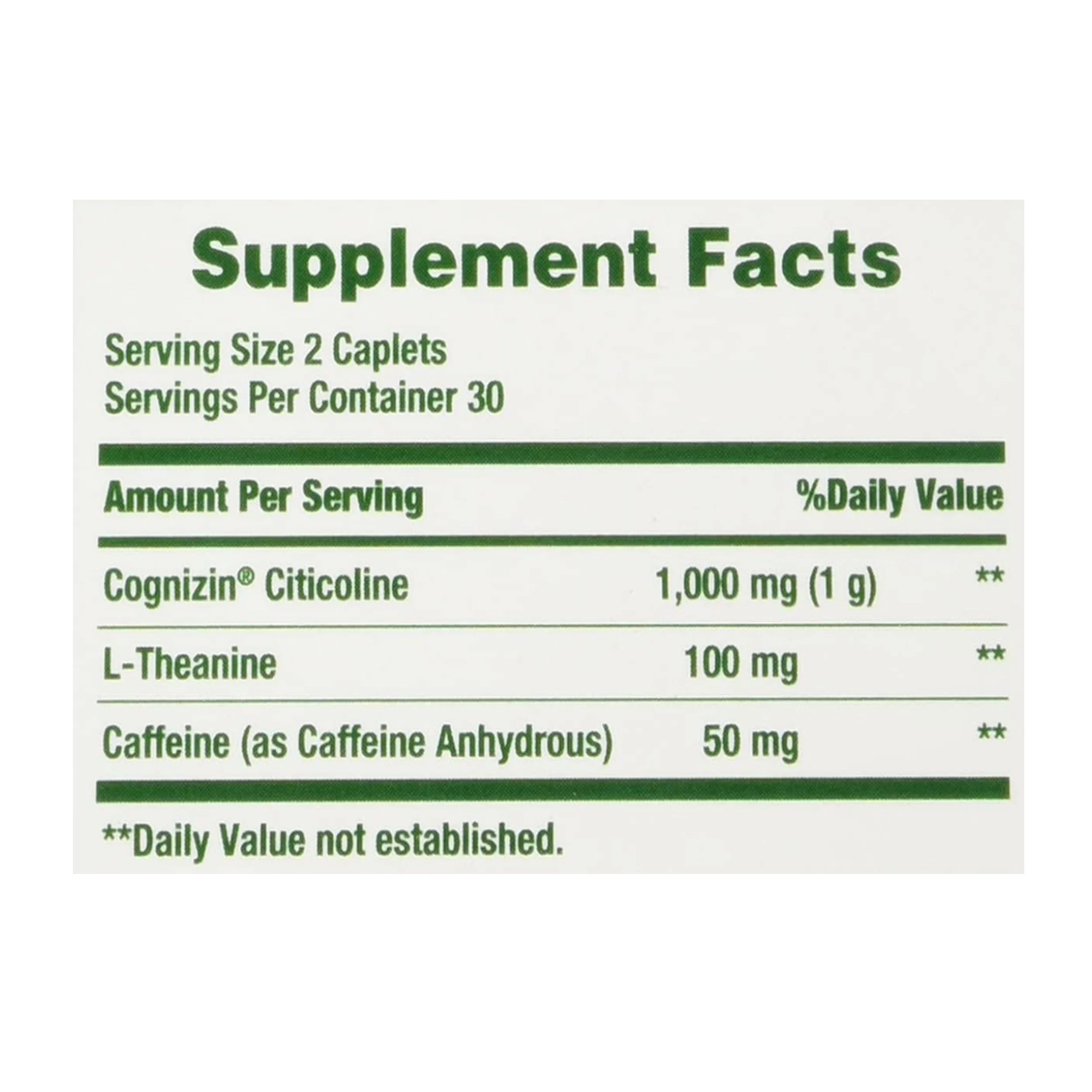 Nature's Bounty Active Mind Cognitive Health Coated Caplets 60 ea (Pack of 3)