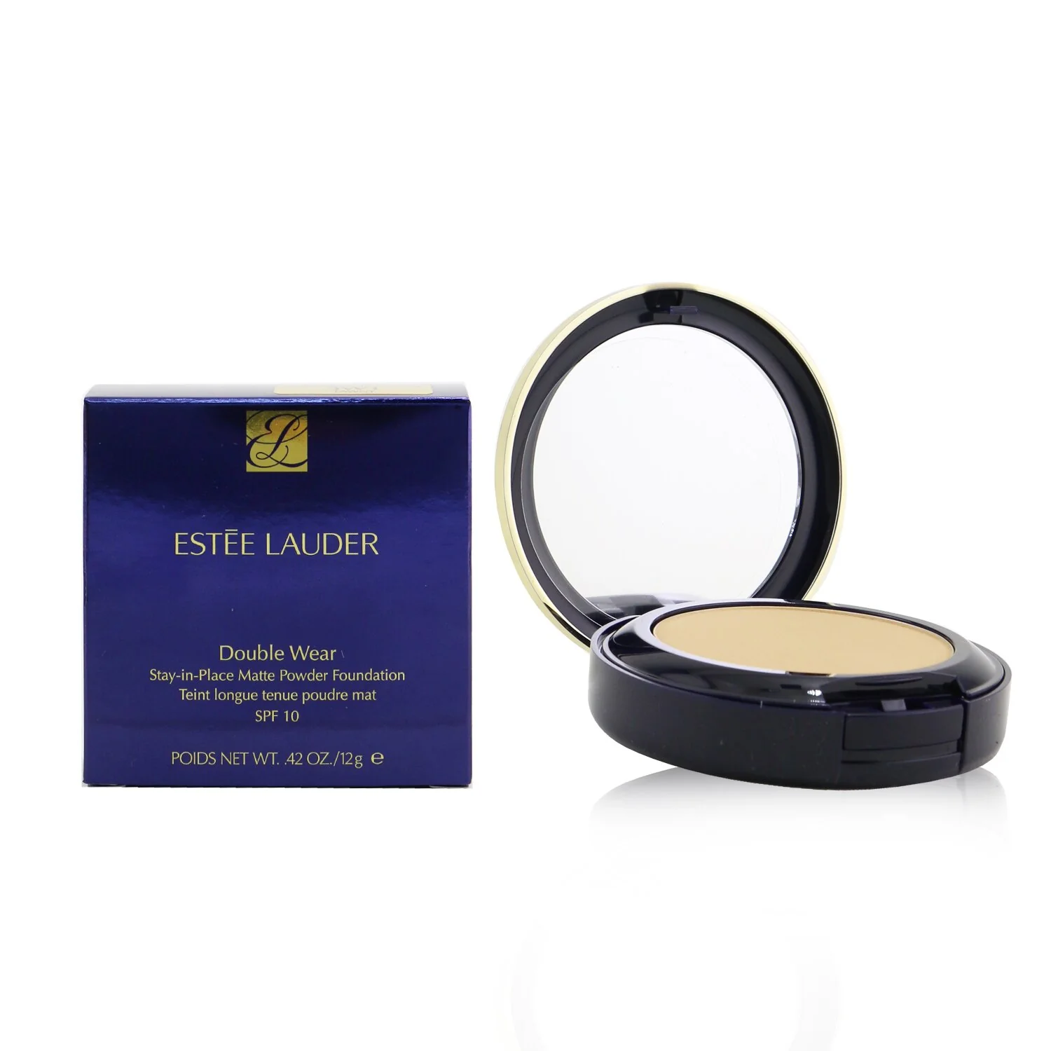 Estee Lauder Double Wear Stay In Place Matte Powder Foundation SPF 10 - # 4N1 Shel Beige  12g/0.42oz