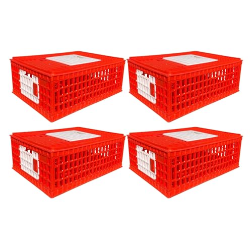 RentACoop Stackable Poultry Carrier Crate (Pack of 4) 29