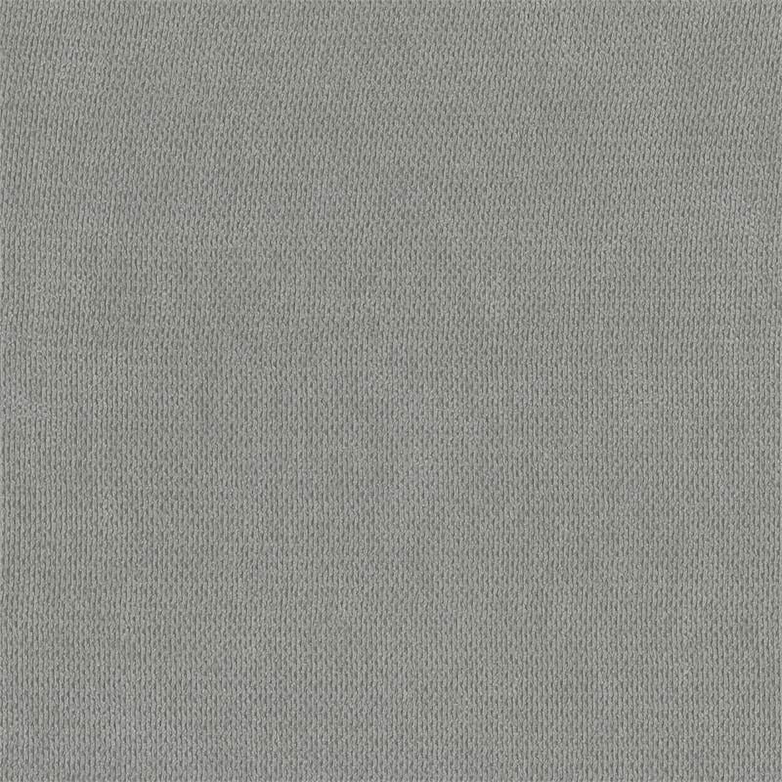 Pemberly Row Modern Textured Fabric Sofa with Pillow-top Arms in Light Gray