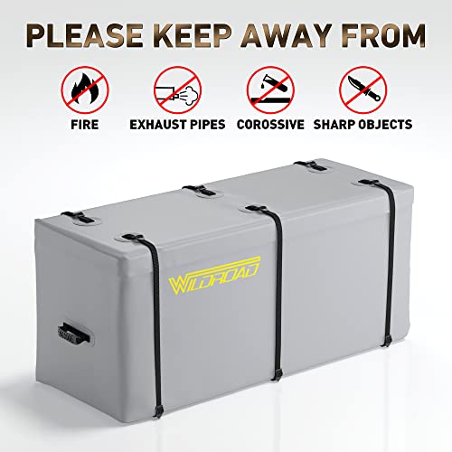 Wildroad Hitch Cargo Carrier 500 LBS Capacity Vehicle Trailer Baskets 60