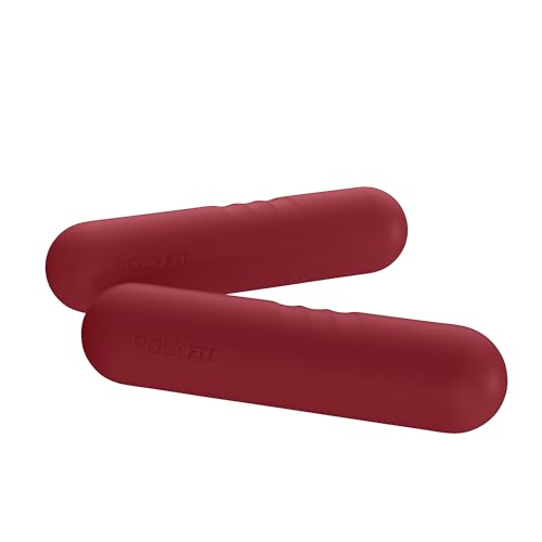 Polyfit Dumbbell Weight Bars for Women - Set of 2 (3.3 LB | 6.5 LB Pair) - Dumbbell Set for Walking, Yoga, Dance, Barre, Pilates, Cardio, Aerobics