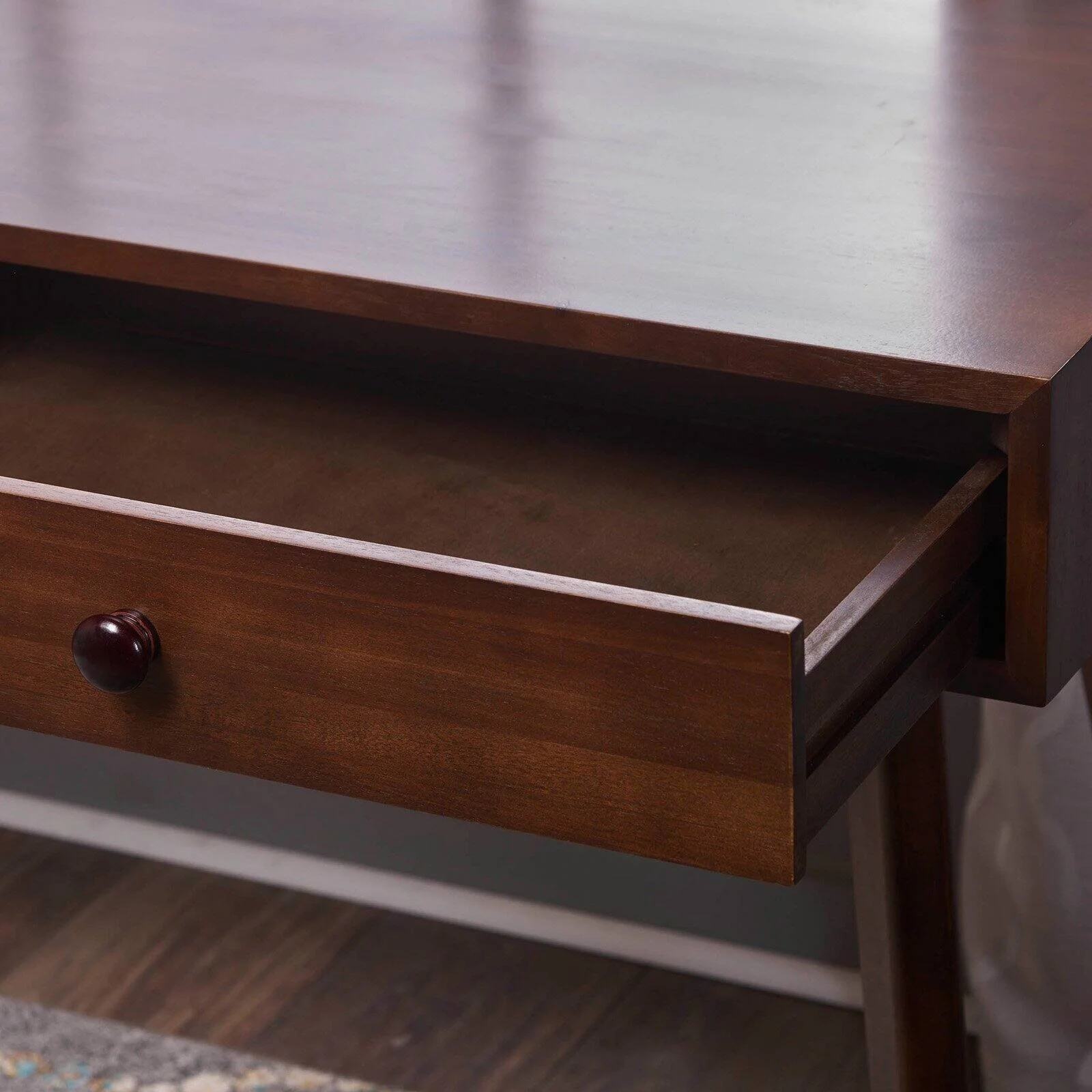 Javier Walnut Finished Acacia Wood Desk