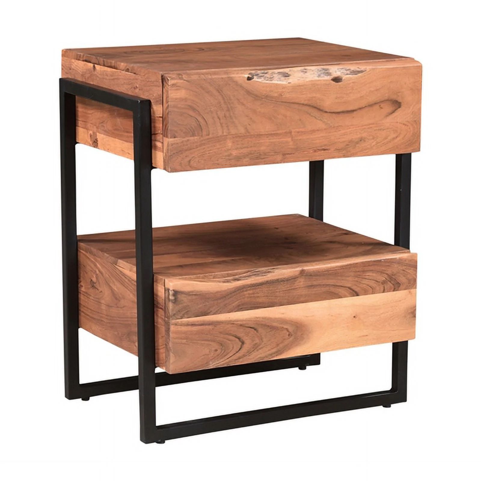 Taran Designs Harper 3-piece Solid Wood King Bedroom Set in Brown