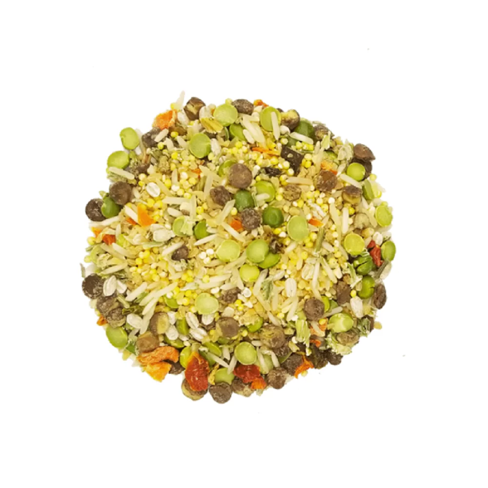 Bird Street Bistro Hearty Veggies Parrot Food Cooks in 3-15 Min Natural Grains