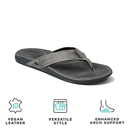 REEF J-Bay III Men's Full Grain Leather Flip Flop