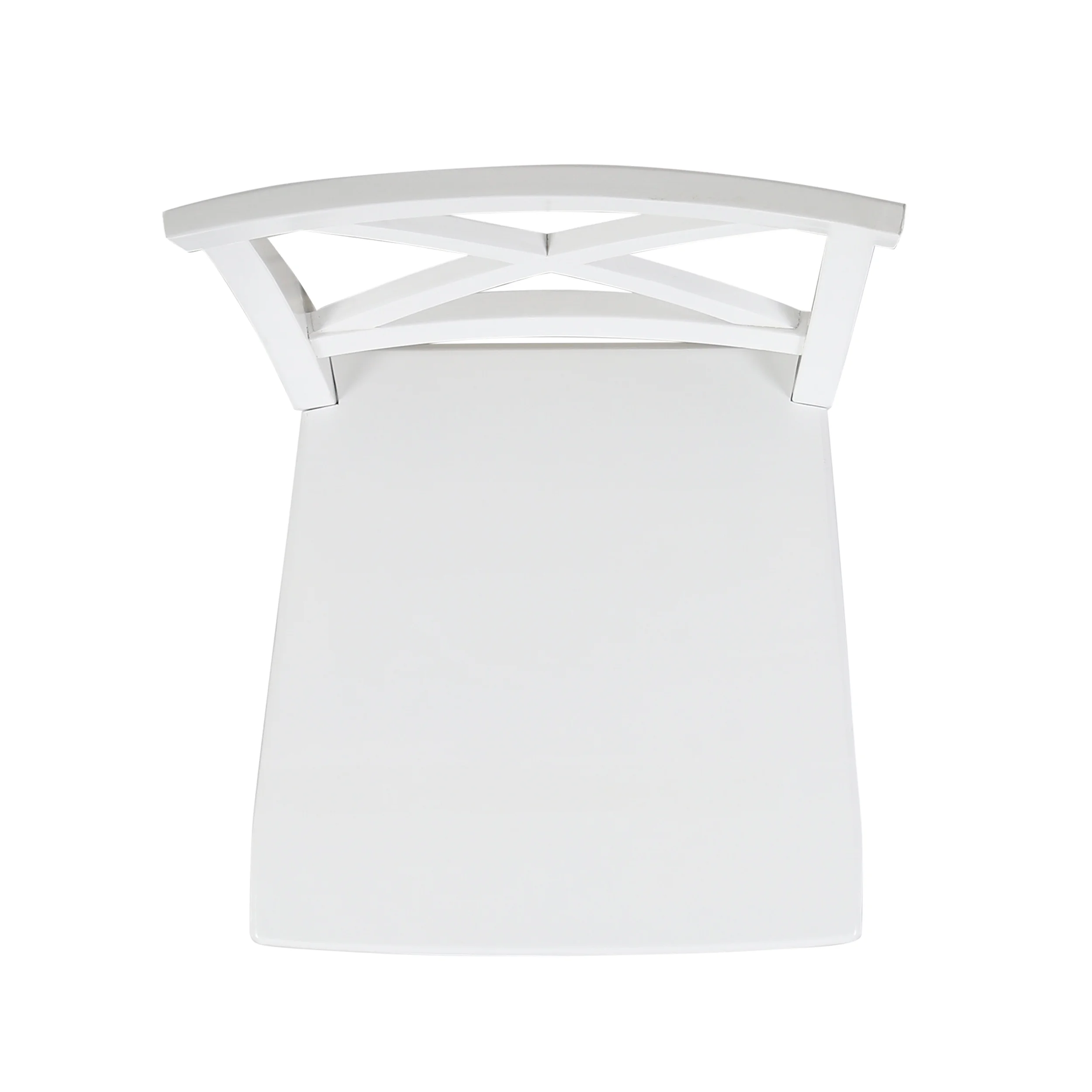 Noble House Roseann Acacia Wood Dining Chairs, Set of 2, White