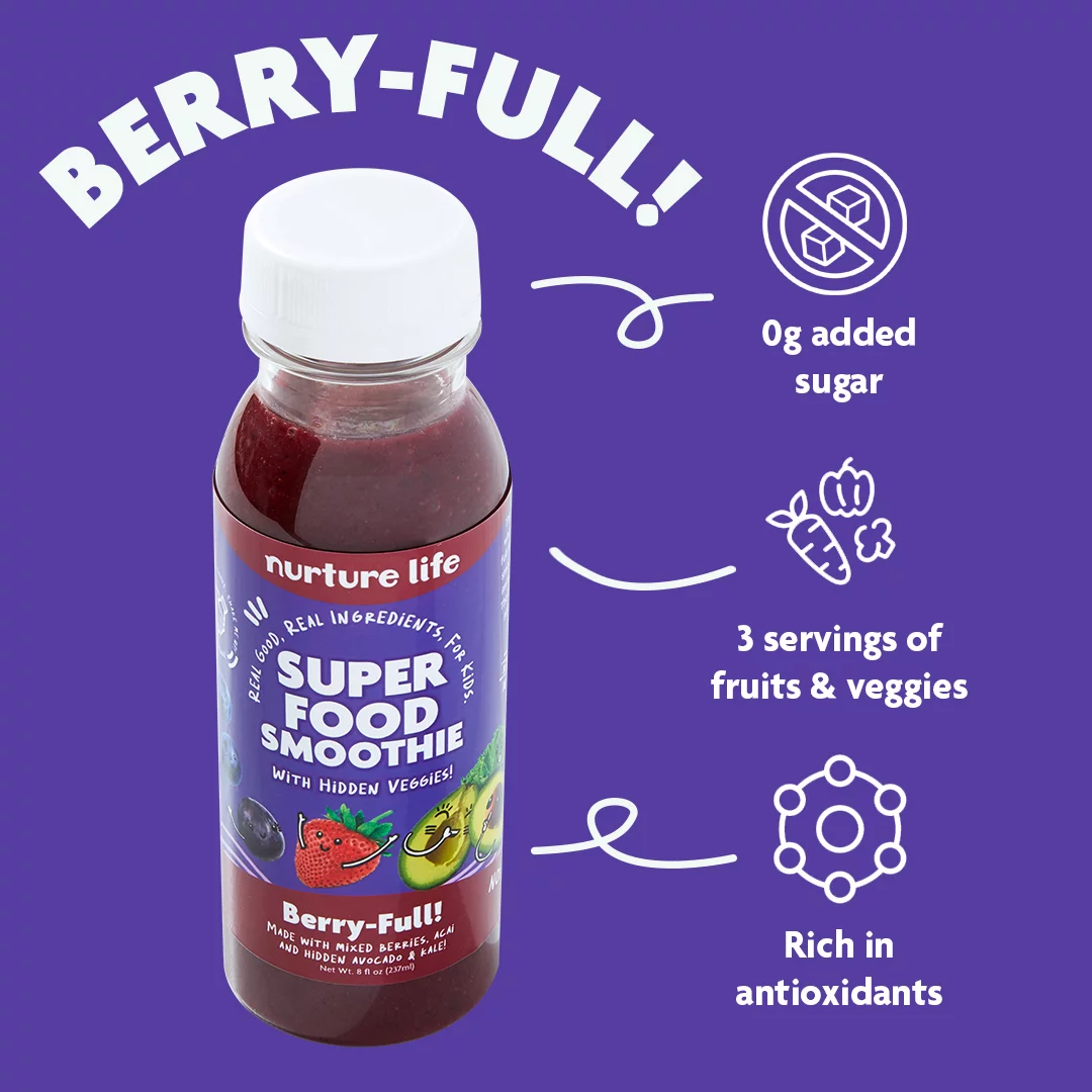 Nurture Life Baby, Toddler & Kids 12-Berry-Full! Superfood Smoothies
