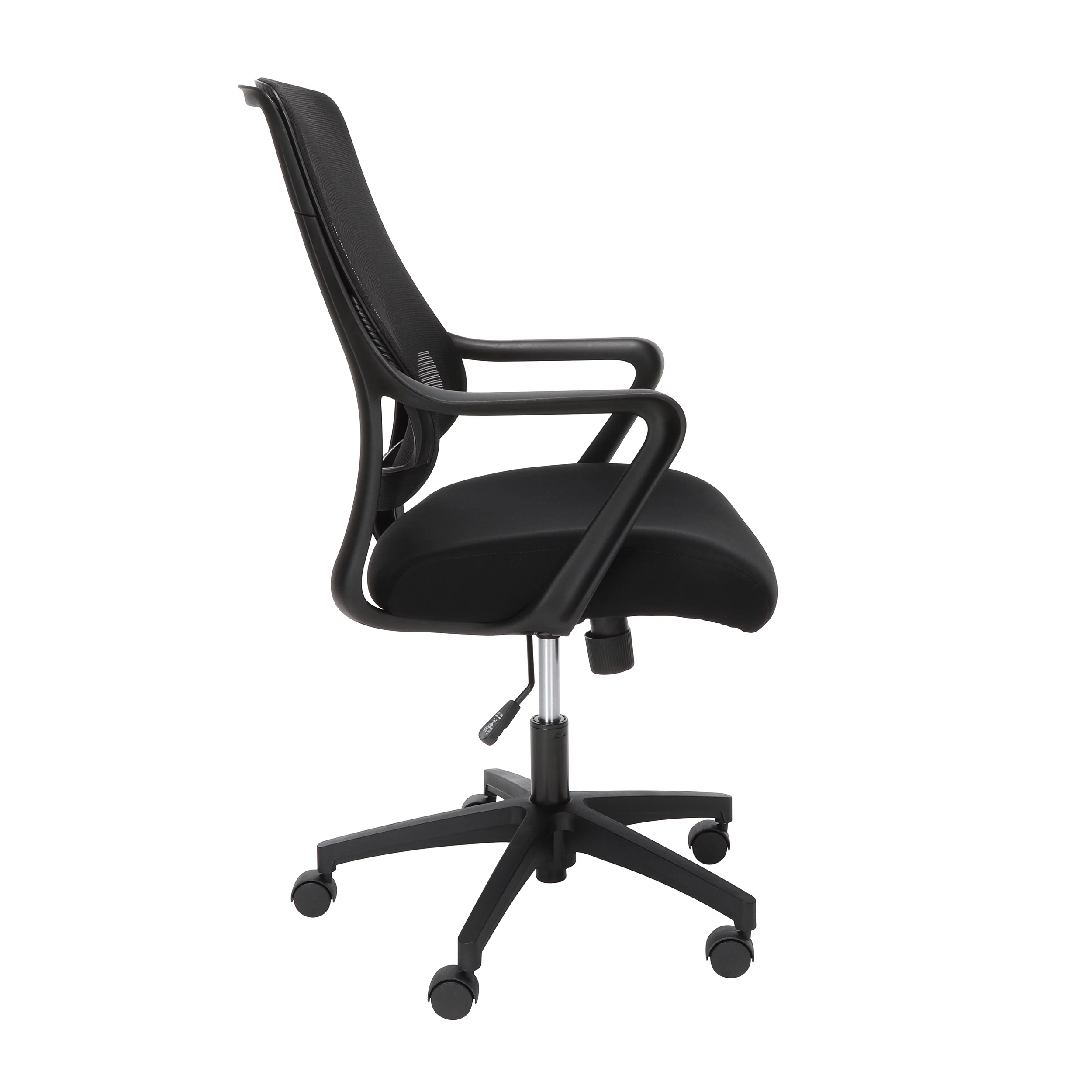 HON Basyx Helium Commercial-Grade Light Task Chair, Office Chair, in Black (BSX100VA10T)