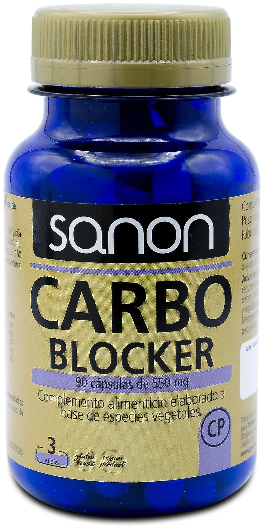Sanon Carbo Blocker 550 mg 90 Capsules