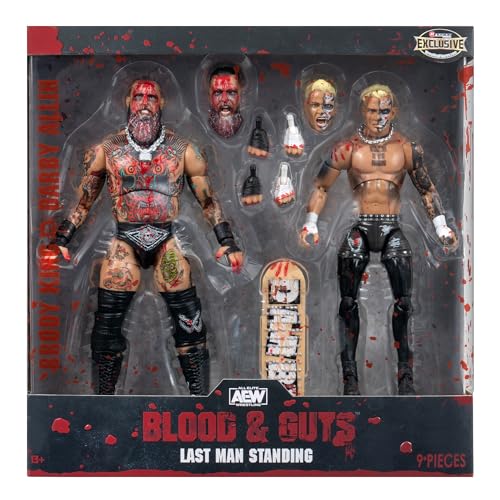 Ringside Blood & Guts (Darby Allin vs Brody King) - AEW Exclusive 2-Pack Toy Wrestling Action Figures