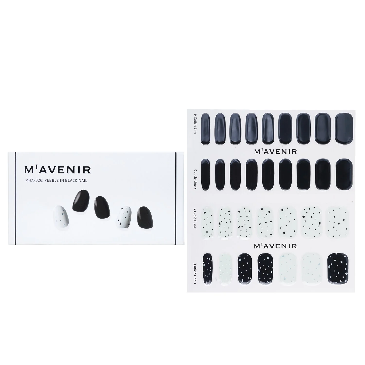 Mavenir Nail Sticker (Assorted Colour) - # Lollipops Nail  32pcs